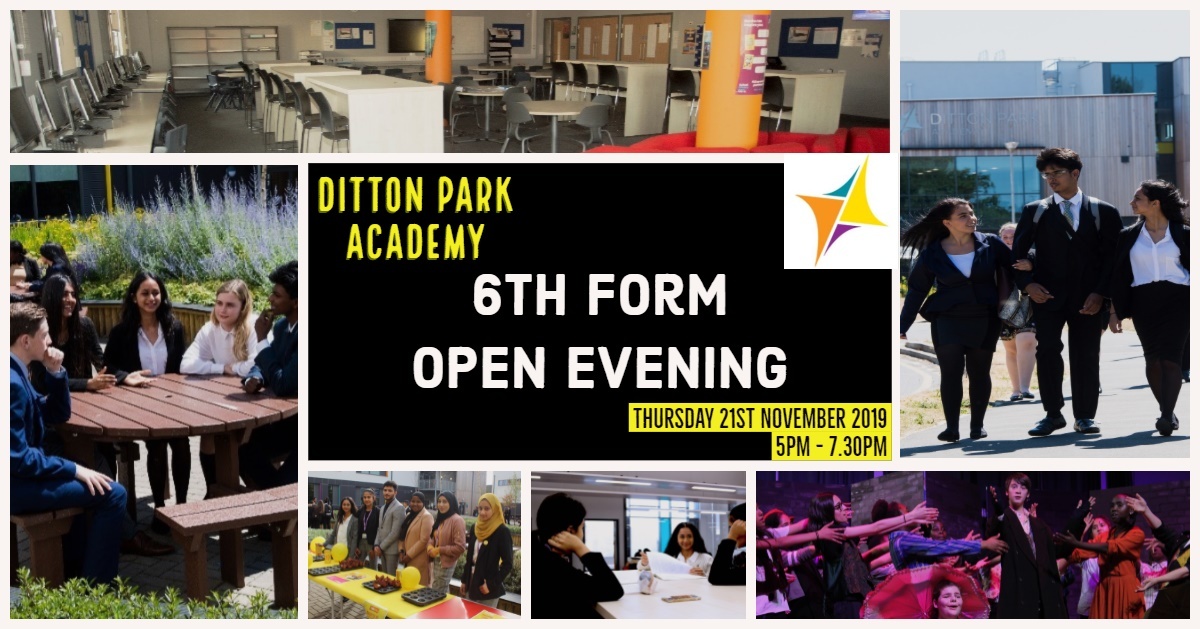 Sixth Form Open Evening - Announcements - Ditton Park Academy